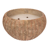 Yasmeene Brown Cement Outdoor Candle XL