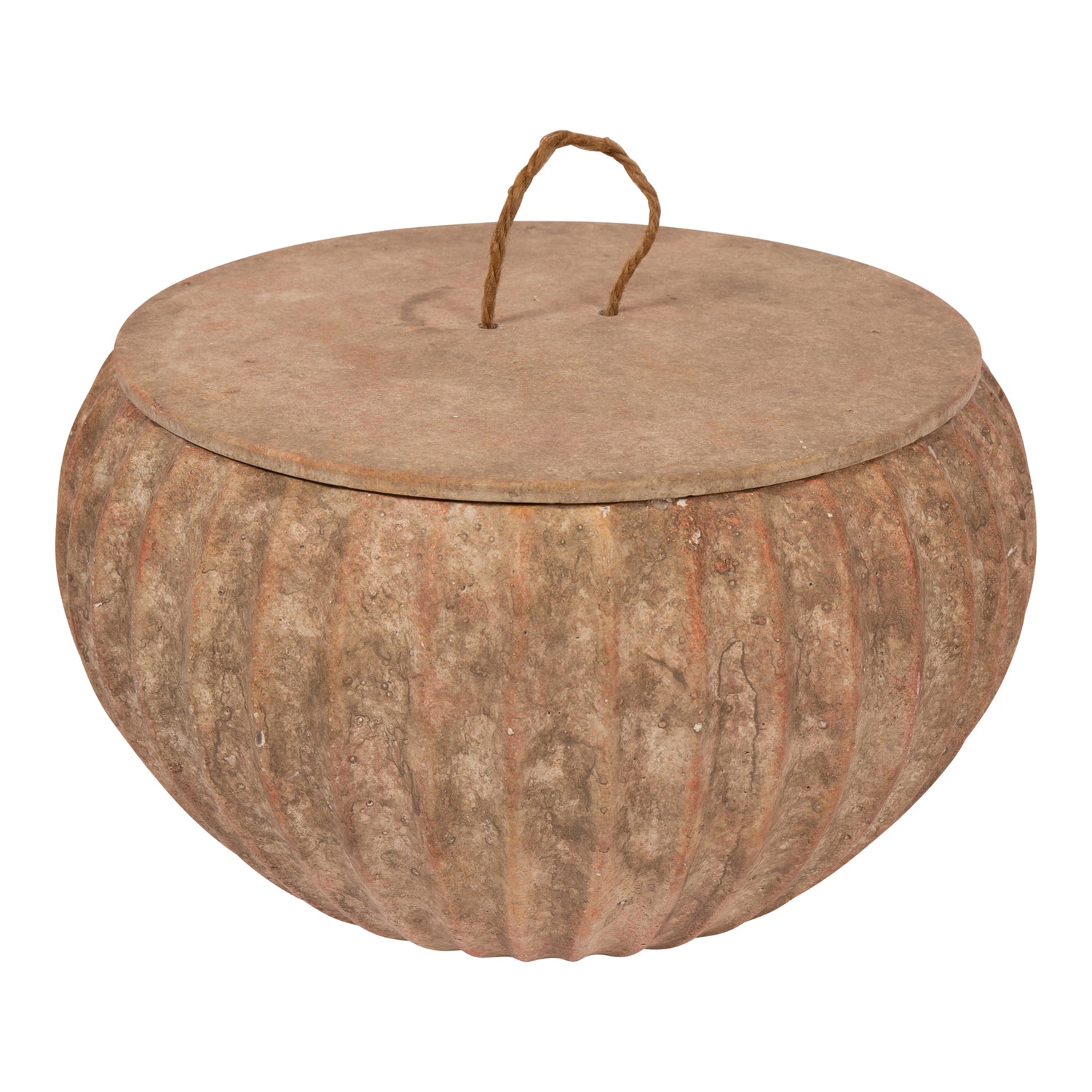 Yasmeene Brown Cement Outdoor Candle XL