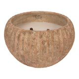 Yasmeene Brown Cement Outdoor Candle L