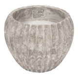 Yasmeene Cream Cement Outdoor Candle M