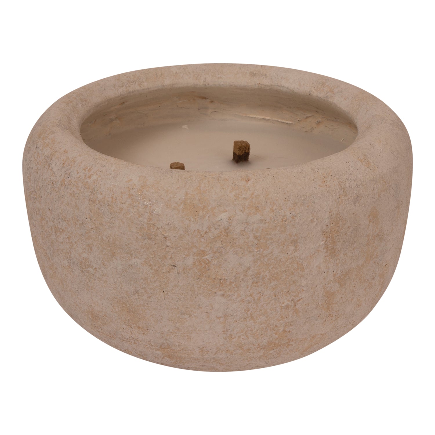 Gabor Brown Cement Outdoor Candle L
