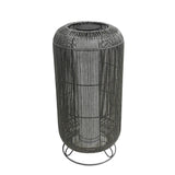 Danielius Grey PE Solar LED Lantern Round M