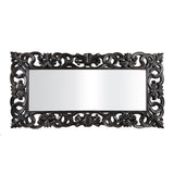Morrigan Black Poly Classical Mirror Rectangle