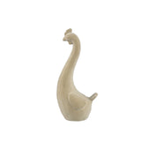 Smita Cream Poly Chicken Shaped Statue