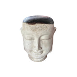 Makayla White Buddha Shaped GRC Statue