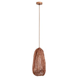 Maitia Copper Rough Looking Fabric Ceiling Lamp