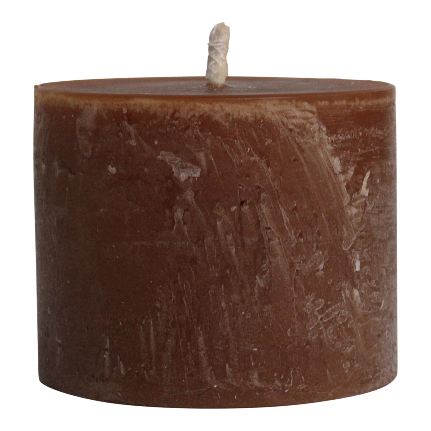 NEW Rustic Outdoor Candle Marone Pillar 120x150