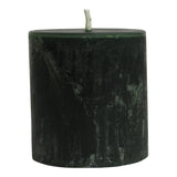 NEW Rustic Outdoor Candle Jagergrun Pillar 160x150