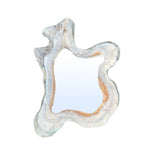 Hyro Natural Teak Wood Organic Mirror