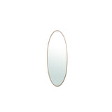 Serine Sand Steel Oval Mirror Small