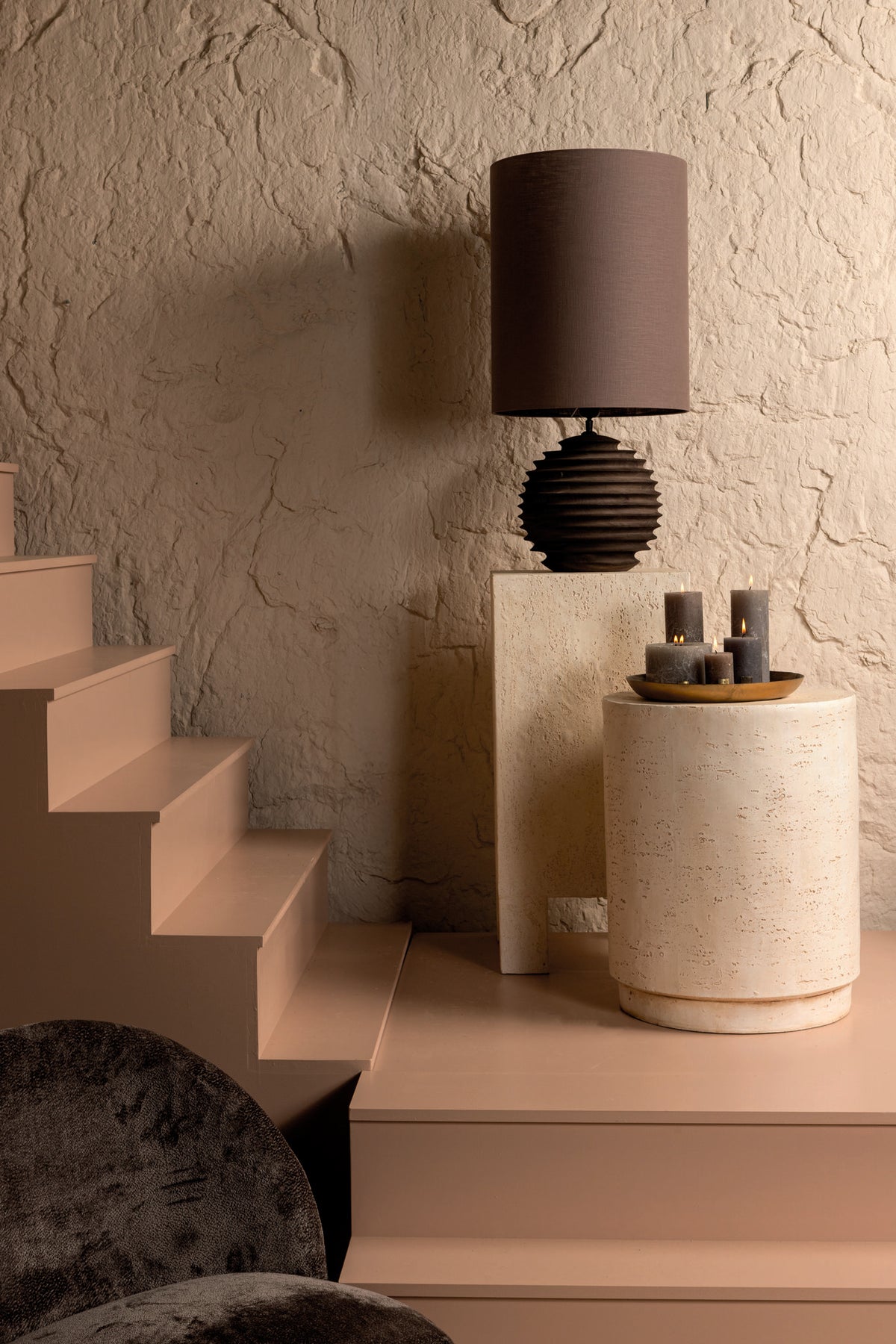 Chandar Cream MgO Rectangle Sidetable