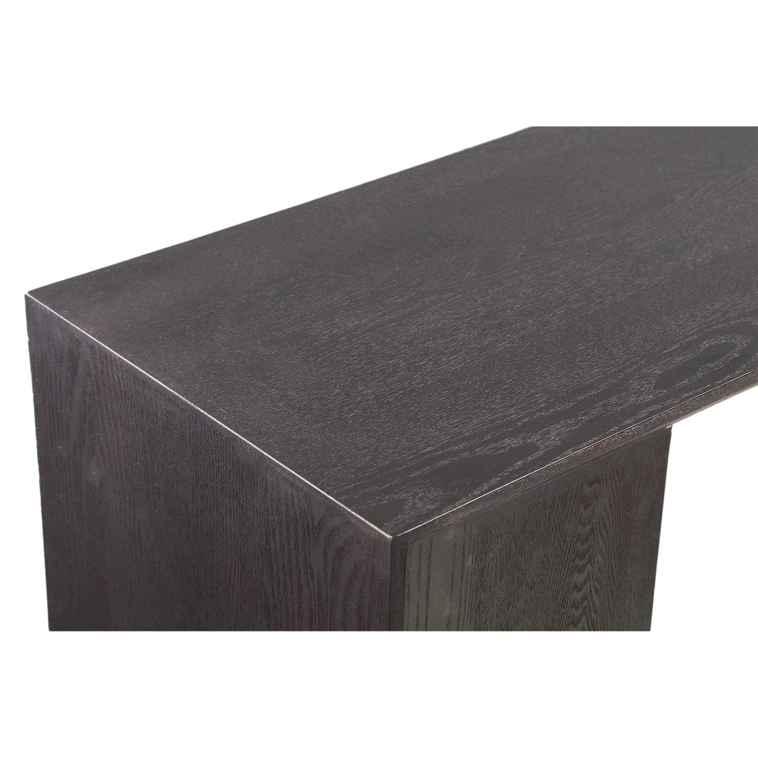 Arivo Black MDF Asymmetrical Sidetable Rectangle