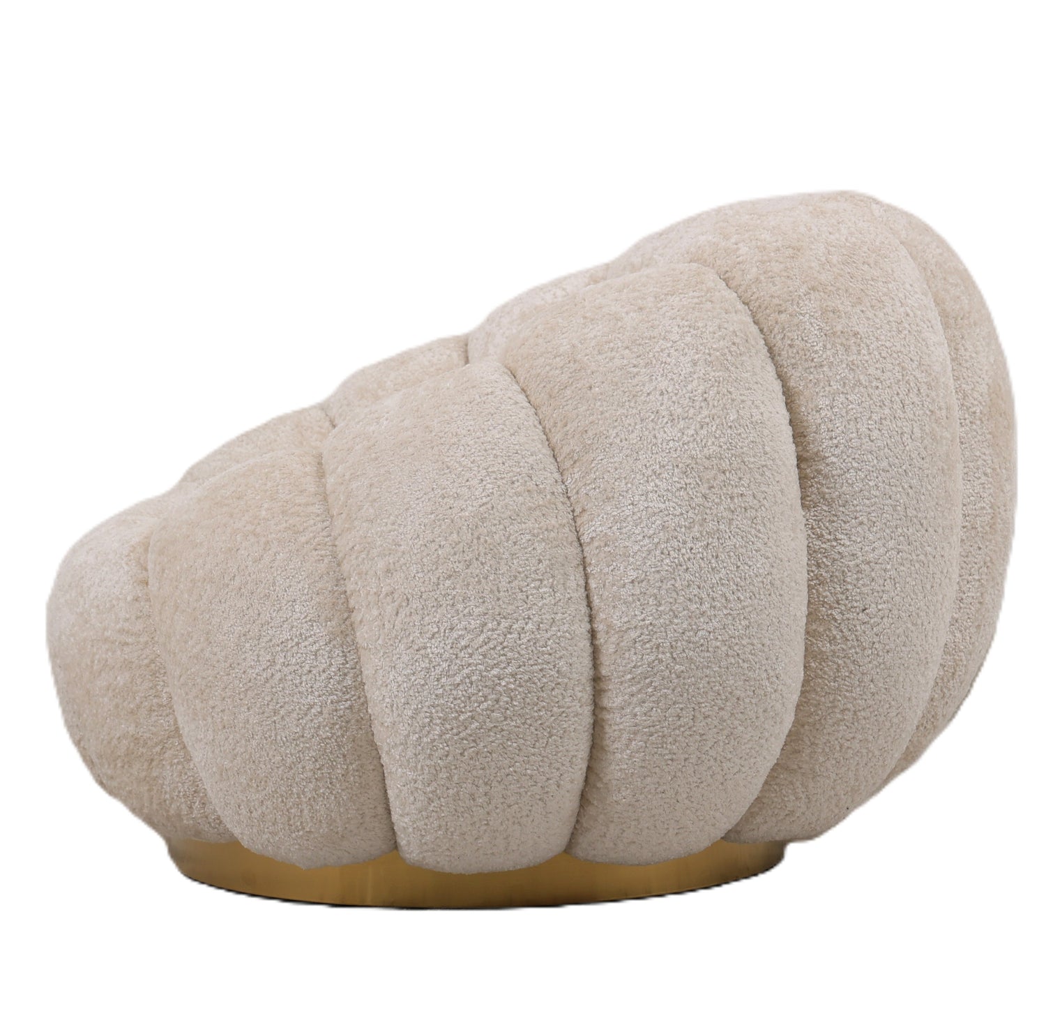 Daisy Fauteuil Cream Euphoria 2 Gold Base