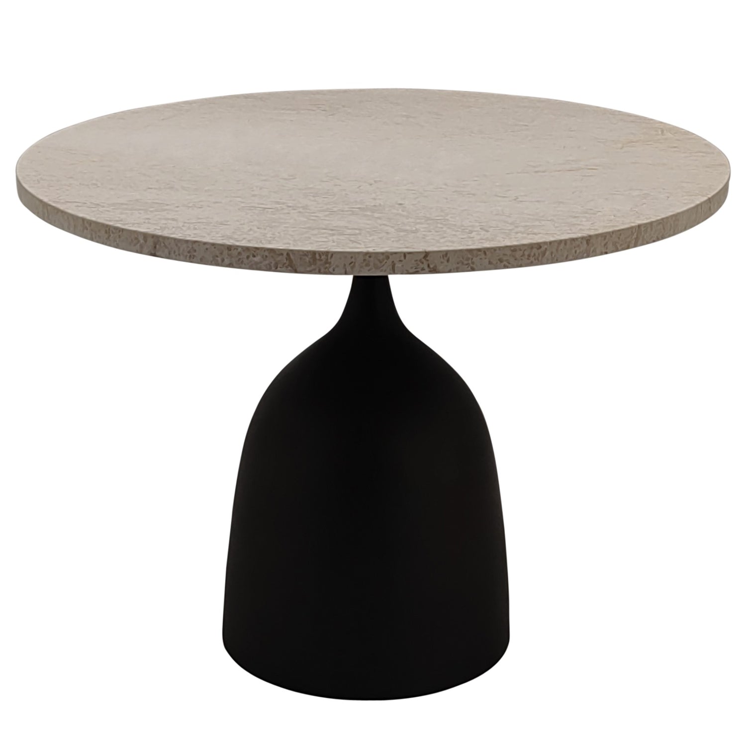 Patras Side Table Beige Marble