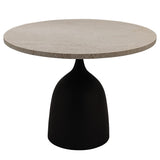 Patras Side Table Beige Marble