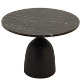 Patras Side Table Brown Marble