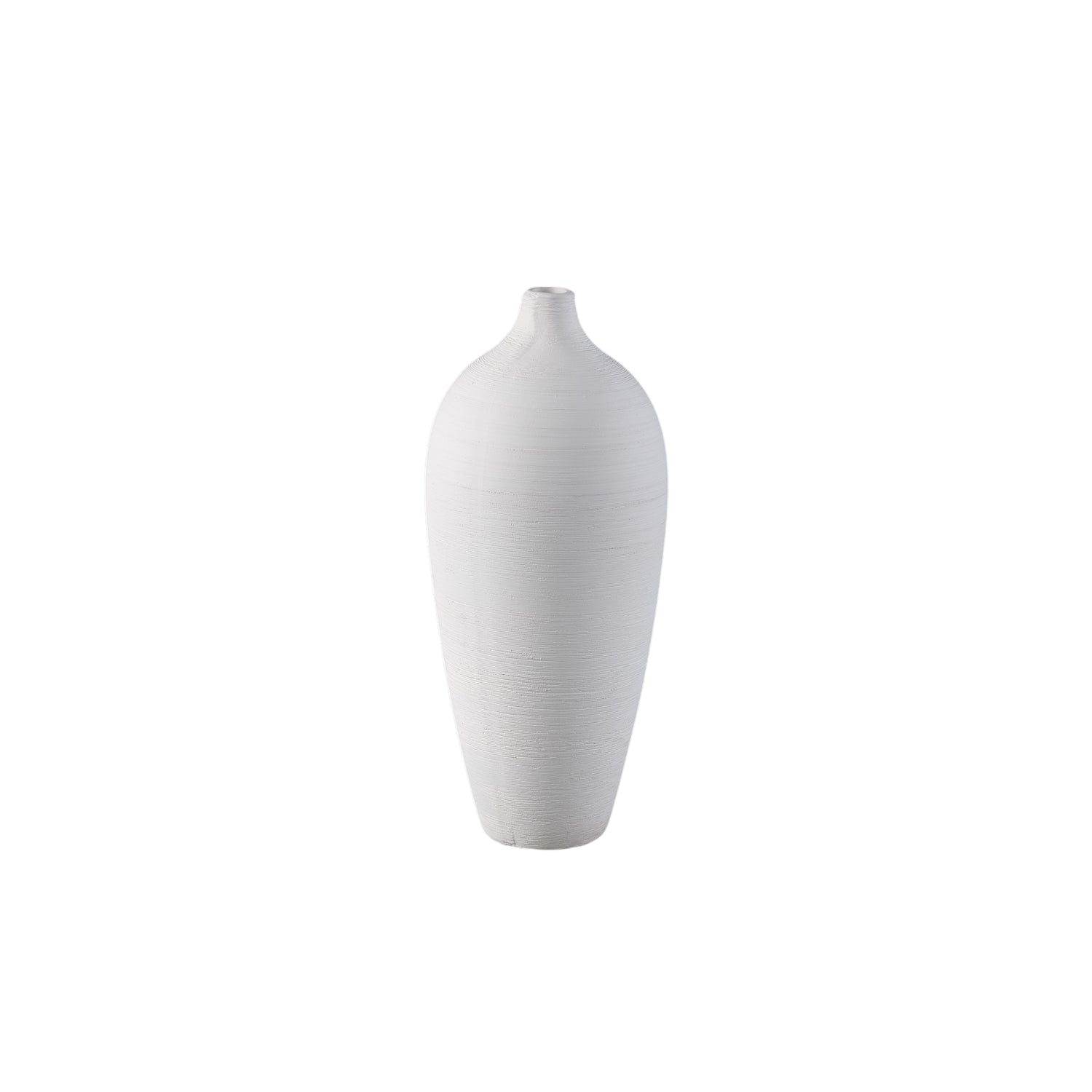 Cavinn White Matt Ceramic Bottle Vase S