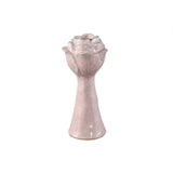 Minerva Light Pink Ceramic Flower Shaped Vase L
