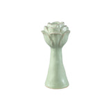 Minerva Mint Green Ceramic Flower Shaped Vase L
