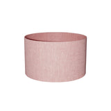 Rivvo Pink Cotton Linen Lampshade Round Low