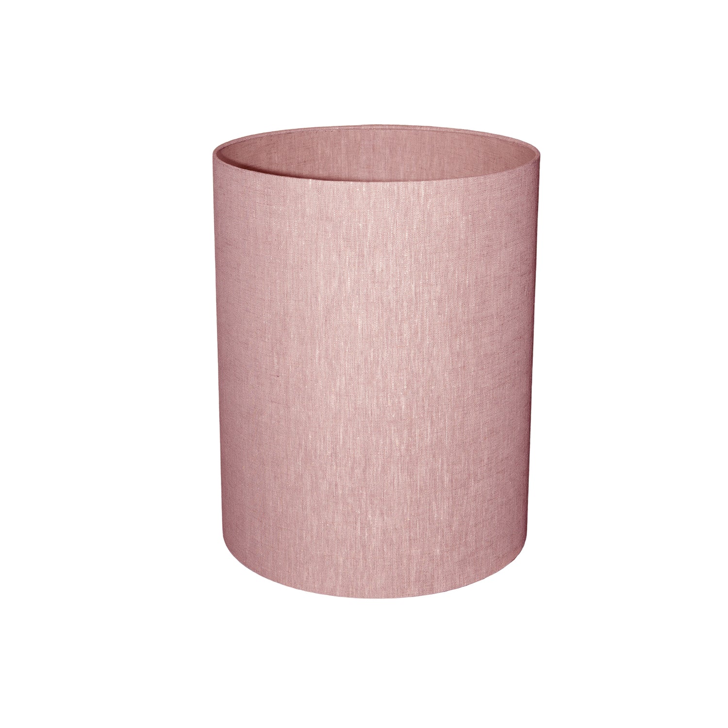 Rivvo Pink Cotton Linen Lampshade Round High