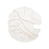 Samraj White MDF Wall Panel Wave Structure