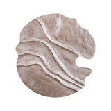 Samraj Brown MDF Wall Panel Wave Structure