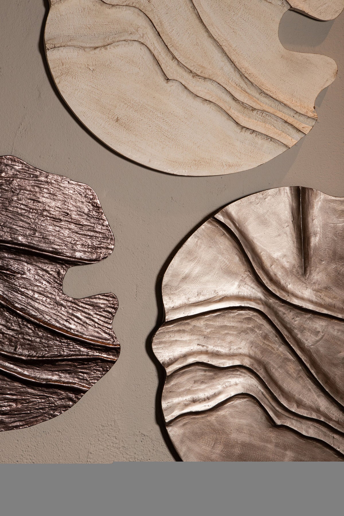 Samraj Brown MDF Wall Panel Wave Structure