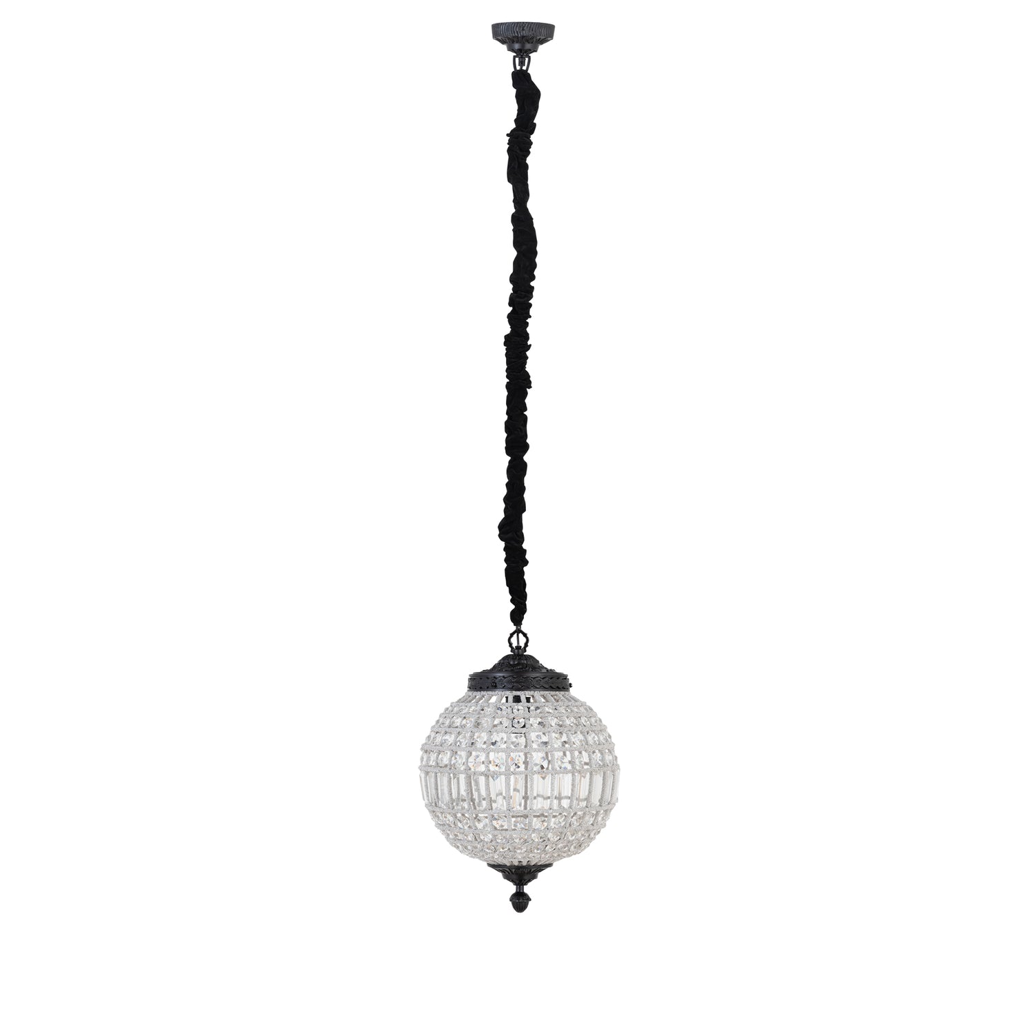 Jaris Crystal Hanging Ball Chandelier Lamp S