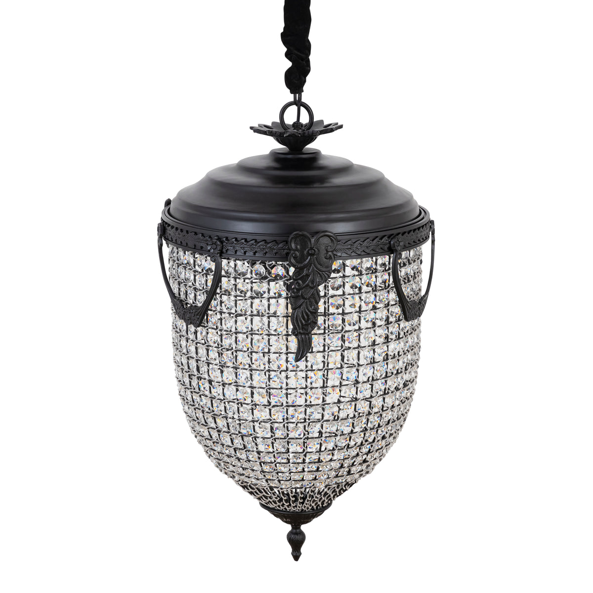 Lidde Crystal Oval Chandelier Lamp Classic L