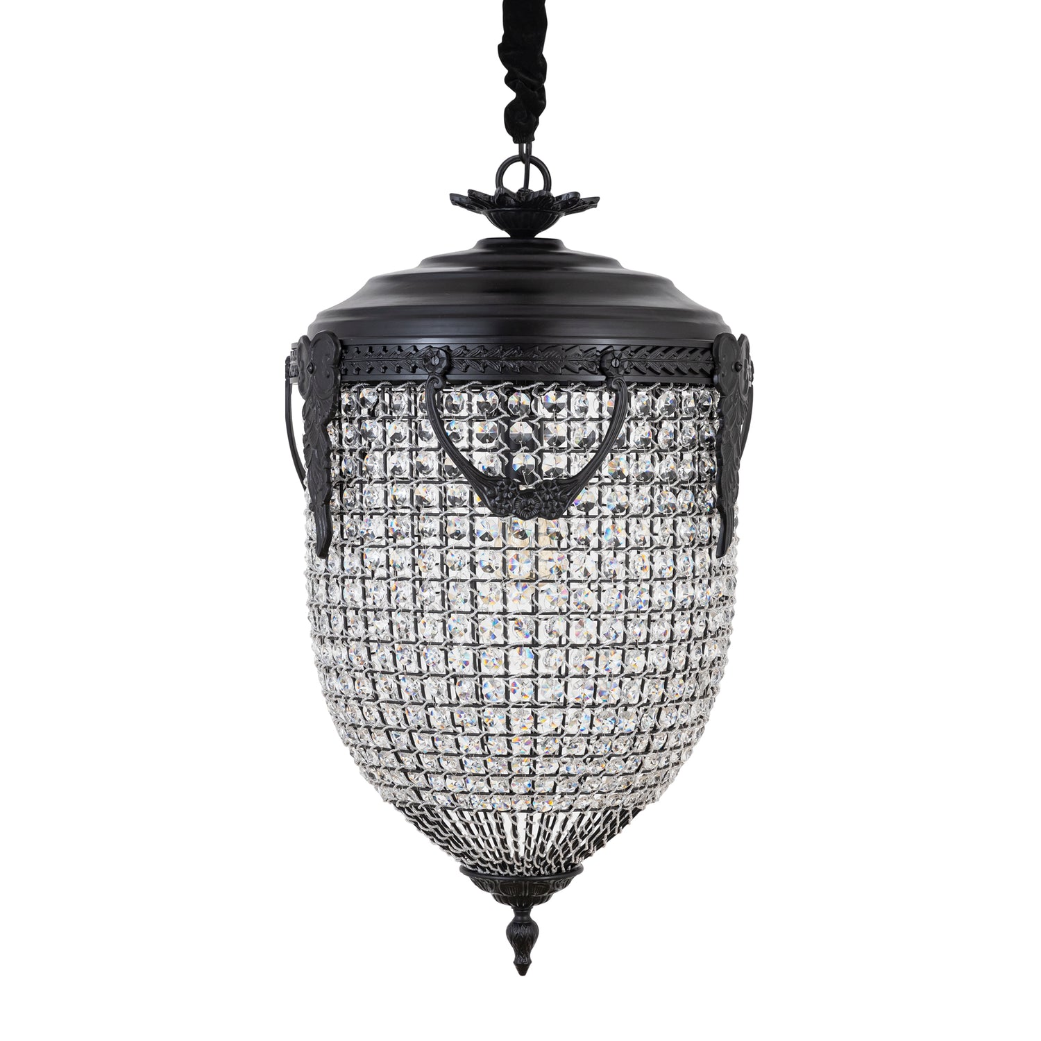 Lidde Crystal Oval Chandelier Lamp Classic L