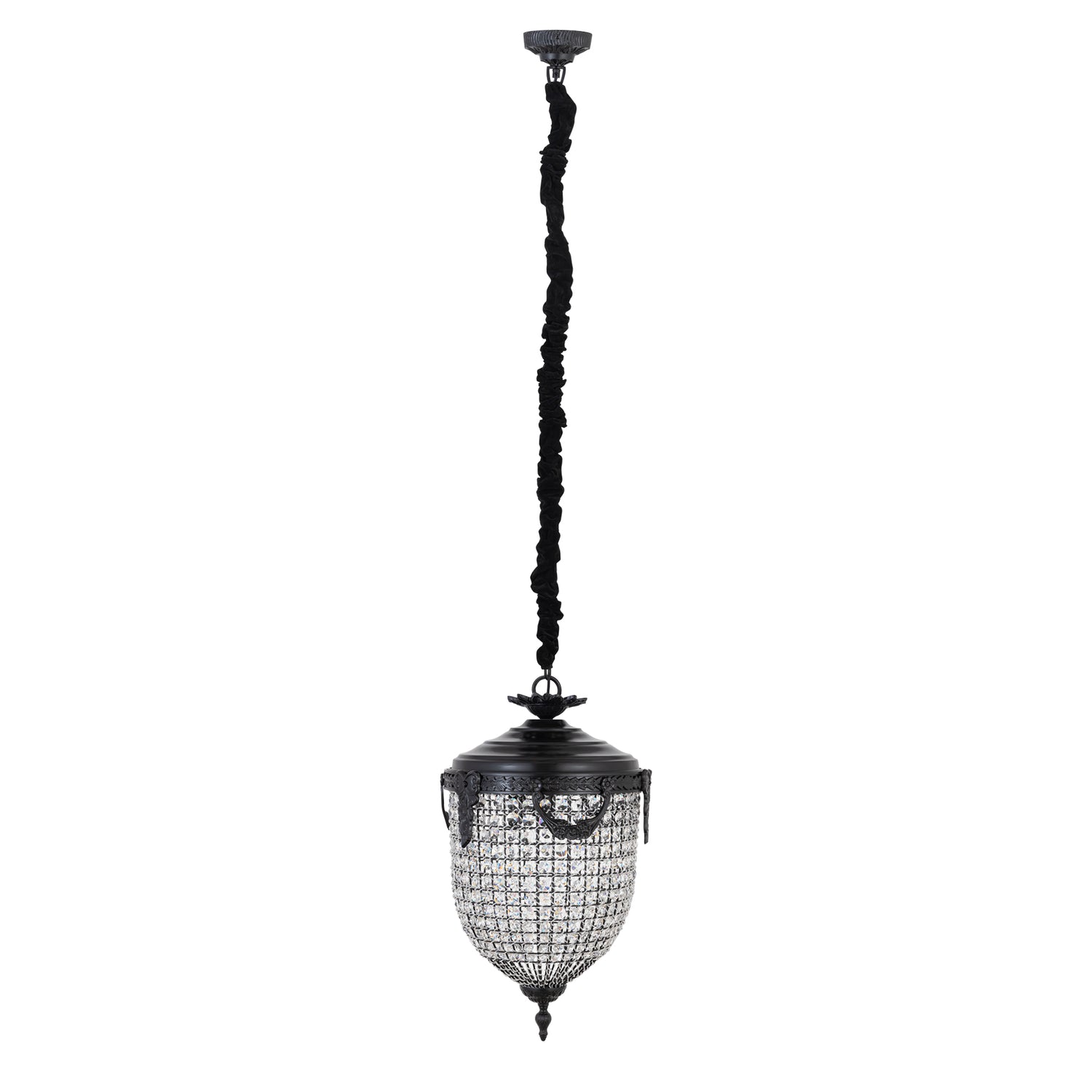 Lidde Crystal Oval Chandelier Lamp Classic S