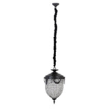 Lidde Crystal Oval Chandelier Lamp Classic S