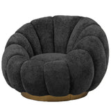 Daisy Fauteuil Anthracite Euphoria 21 Gold Base