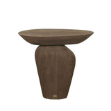 Harshad Brown Mango Wood Side Table Organic
