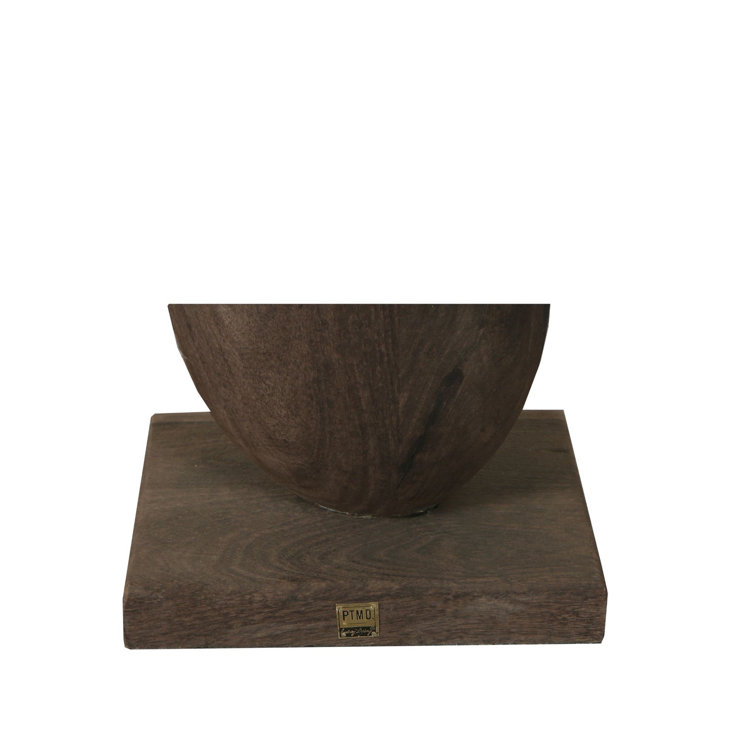 Kodey Brown Mango Wood Circle Shaped Statue