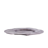 Linke GunMetal Aluminum Wavy Organic Plate L