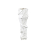 Kellie White Ceramic Organic Shaped Vase High