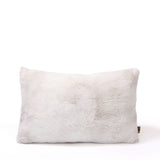 Linde Offwhite Faux Fur Cushion Rectangle