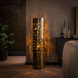 Vloerlamp patch cylinder - 30x30x135 cm - Brons Antiek