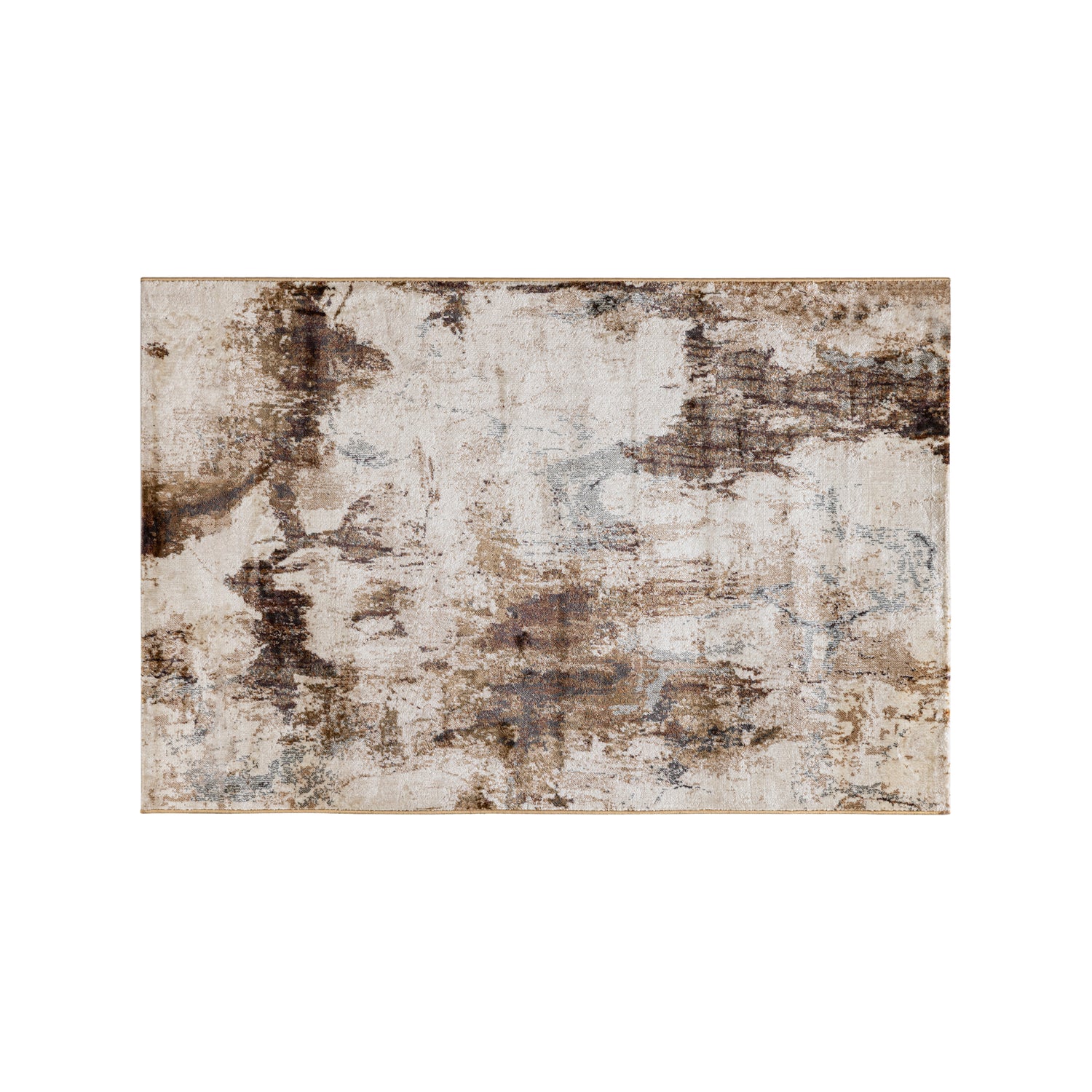 Mirle Dark Brown Antique Carpet Rectangle S