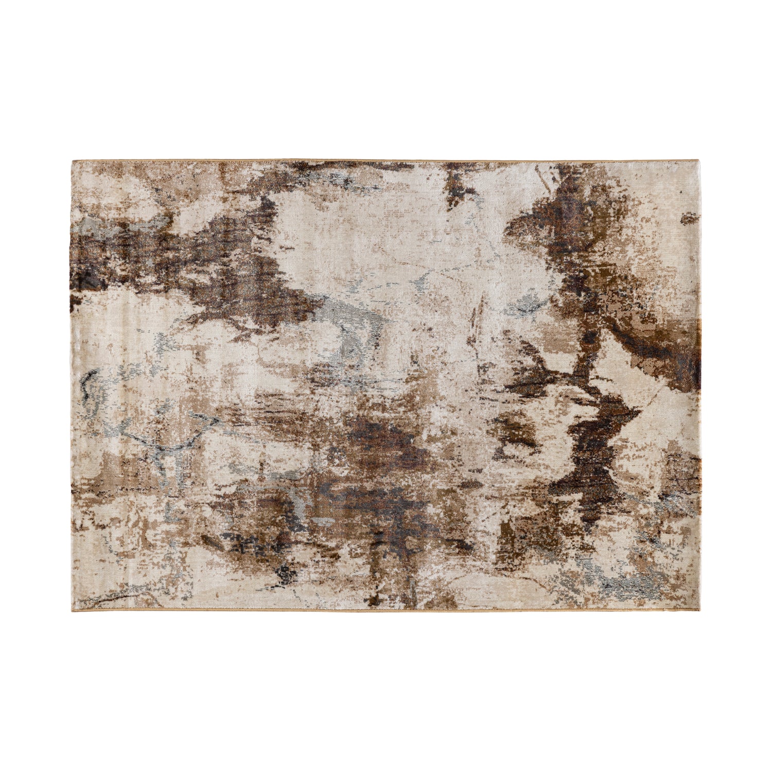 Mirle Dark Brown Antique Carpet Rectangle M