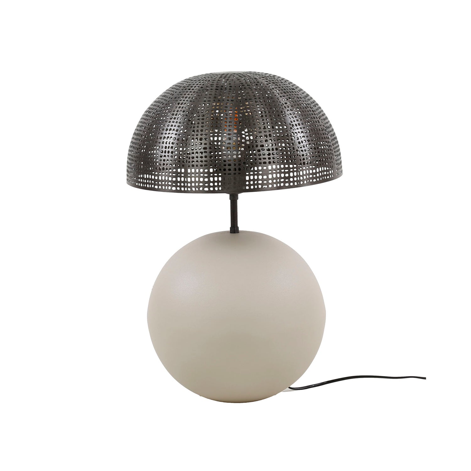 Tafellamp met 1 lamp sphere Naturel L - 36x36x57 cm - Naturel Grey