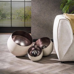 Tafellamp Basket Ø28 - 28x28x26 cm - Naturel Grey
