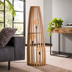 Vloerlamp 3L Launch - 40x40x123 cm - Naturel - Mango