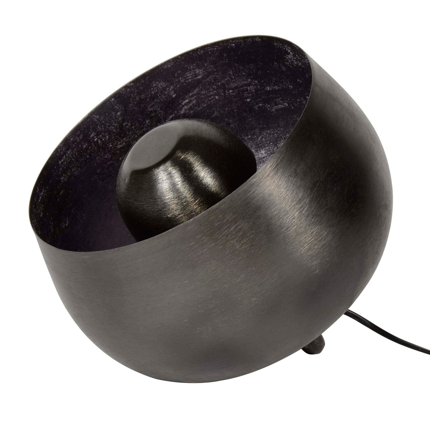 Tafellamp Basket Ø28 - 28x28x26 cm - Zwart Nikkel