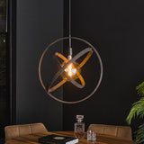 Hanglamp met 1 lamp Galaxy - 55x55x150 cm - Artic Zwart