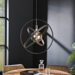 Hanglamp met 1 lamp Galaxy - 55x55x150 cm - Artic Zwart