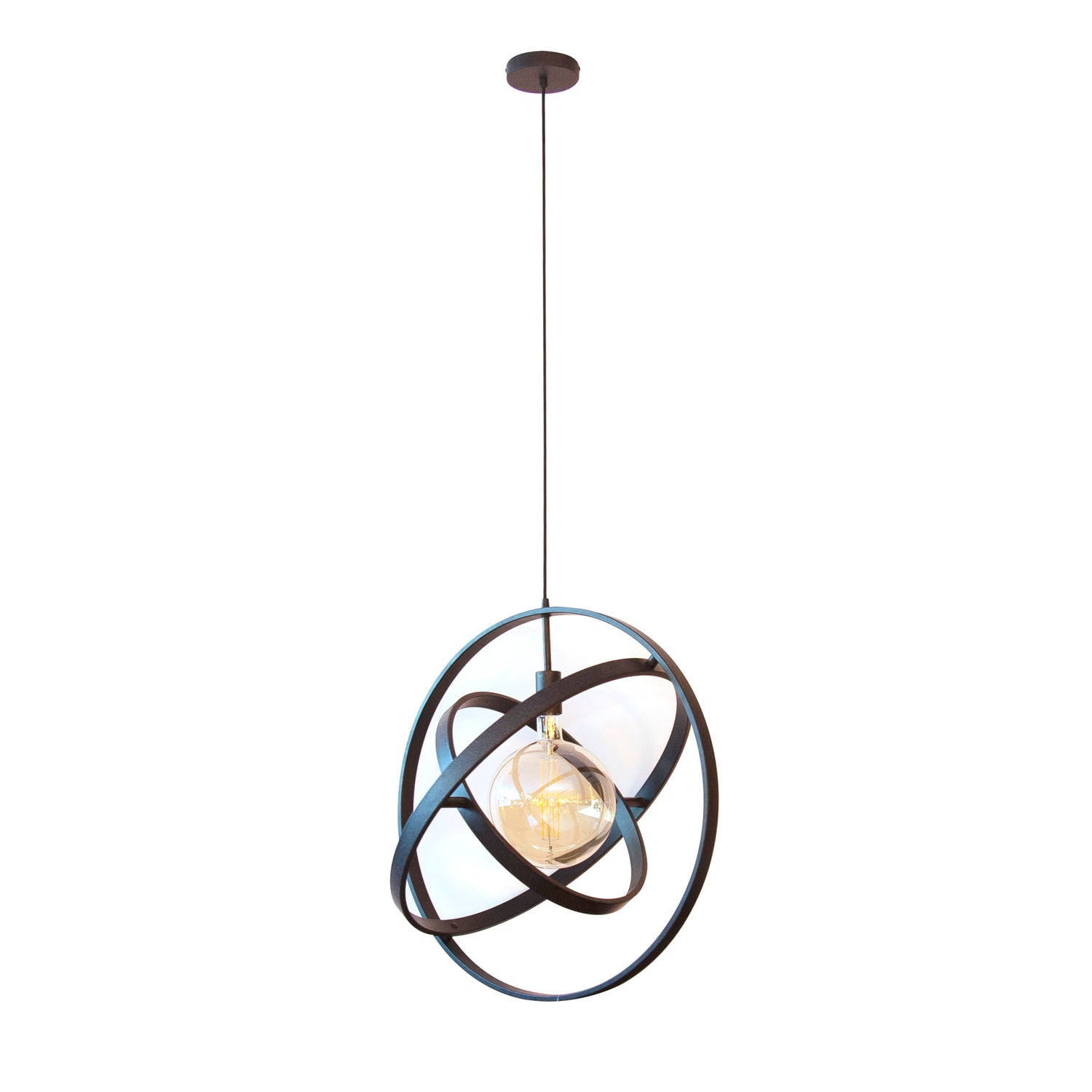 Hanglamp met 1 lamp Galaxy - 55x55x150 cm - Artic Zwart