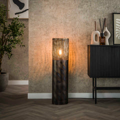 Vloerlamp Ø22,5 Cilinder - 22x22x90 cm - Zwart Bruin
